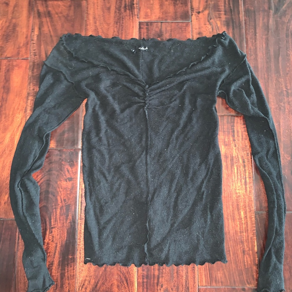 Urban outfitters off the shoulder long sleeve